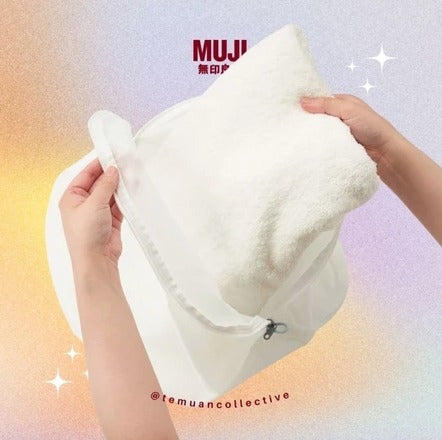MUJI Polyester Reversible Cushion Mesh Laundry Net