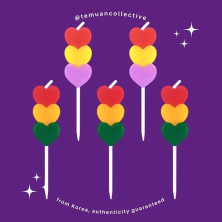 Wiggle Wiggle Cute Korean Candle Set