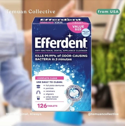 Efferdent® Plus Mint Complete Clean Dental Appliance Cleanser