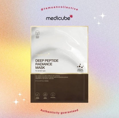 MEDICUBE Deep Peptide Radiance facial mask