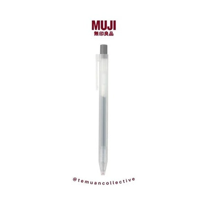 MUJI Smooth Gel Ink Ballpoint Pen Knock Type 0.5
