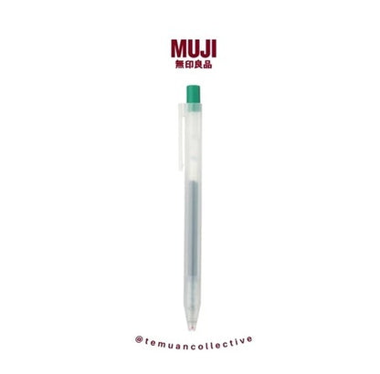 MUJI Smooth Gel Ink Ballpoint Pen Knock Type 0.5