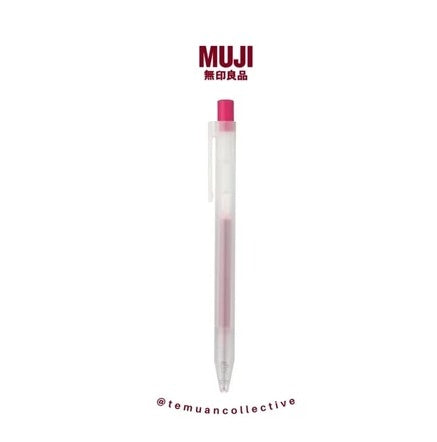 MUJI Smooth Gel Ink Ballpoint Pen Knock Type 0.5