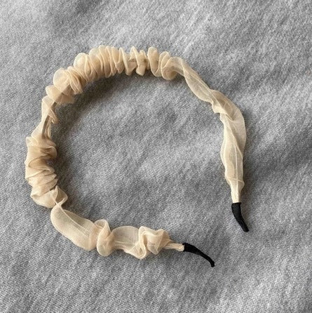 Sheer Scrunchie Headband Bridesmaid Hair Accessories