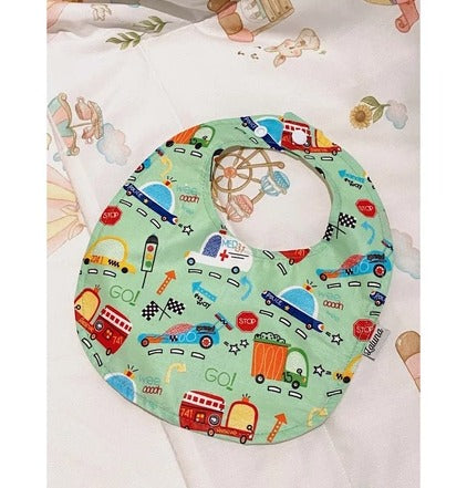 Fabric Round Bibs Baby Neck Burpy Bib Laluna