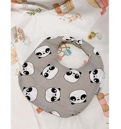 Fabric Round Bibs Baby Neck Burpy Bib Laluna