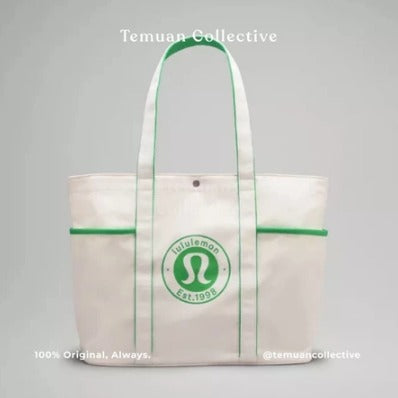 Lululemon Daily Multi-Pocket Canvas Tote Bag 20L