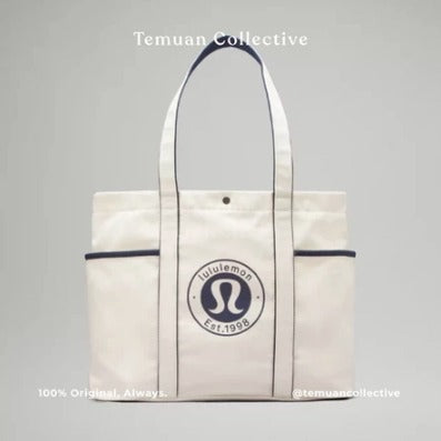 Lululemon Daily Multi-Pocket Canvas Tote Bag 20L