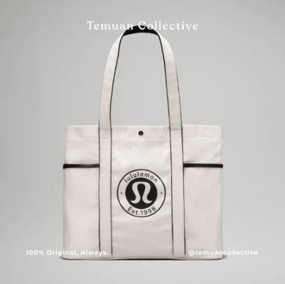 Lululemon Daily Multi-Pocket Canvas Tote Bag 20L