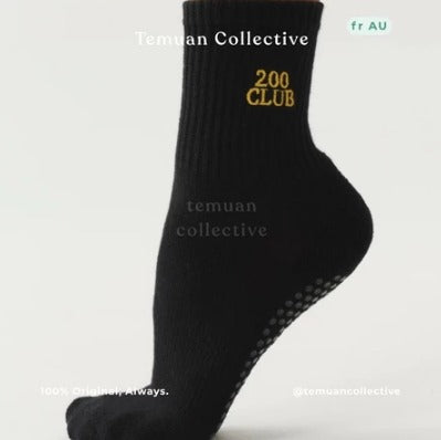 MoveActive Crew Non Slip Grip Pilates Socks