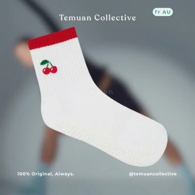 MoveActive Crew Non Slip Grip Pilates Socks