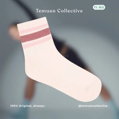 MoveActive Crew Non Slip Grip Pilates Socks