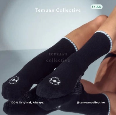 MoveActive Crew Non Slip Grip Pilates Socks