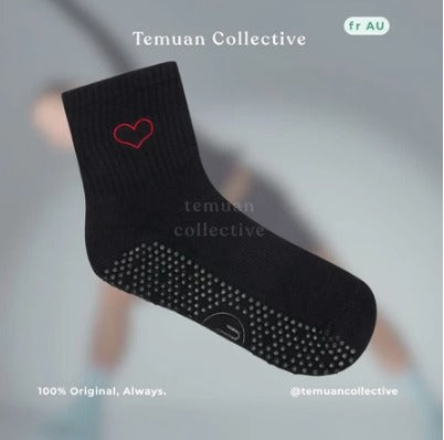 MoveActive Crew Non Slip Grip Pilates Socks