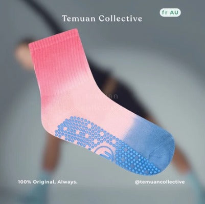 MoveActive Crew Non Slip Grip Pilates Socks