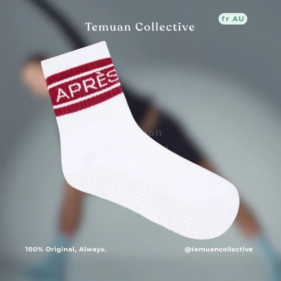 MoveActive Crew Non Slip Grip Pilates Socks