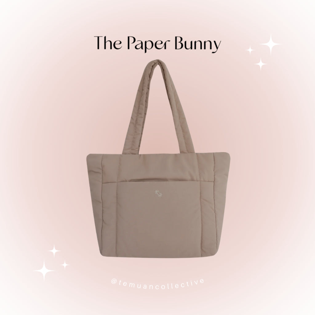 The Paper Bunny Puffer Shopper Bag