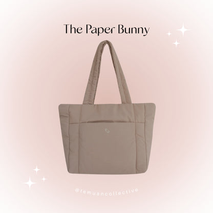 The Paper Bunny Puffer Shopper Bag