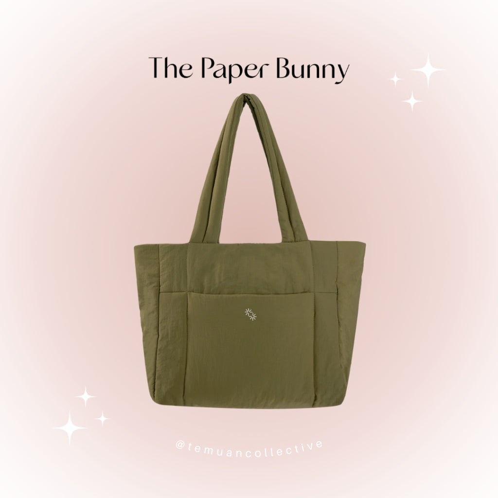 The Paper Bunny Puffer Shopper Bag