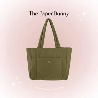 The Paper Bunny Puffer Shopper Bag