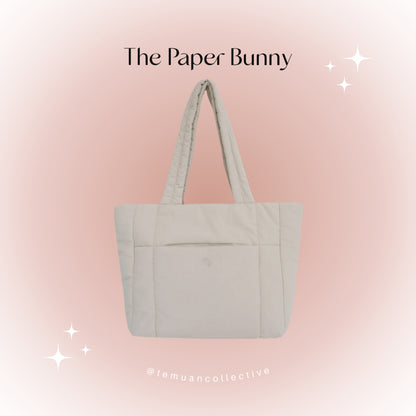 The Paper Bunny Puffer Shopper Bag