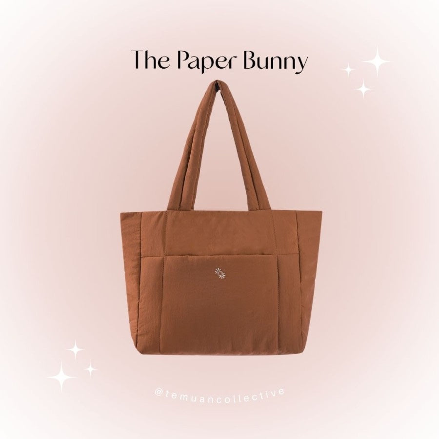 The Paper Bunny Puffer Shopper Bag